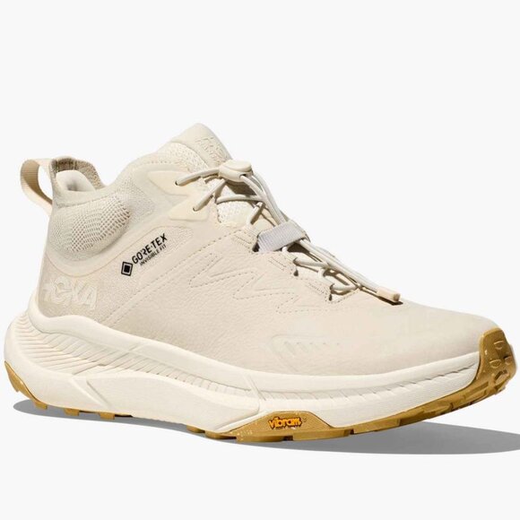 Hoka Women's Transport Chukka GORE-TEX Sneakers in Oat Milk / Alabaster - Picture 1 of 10